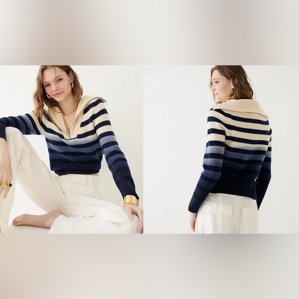 J. Crew Cashmere Sweater in Cream